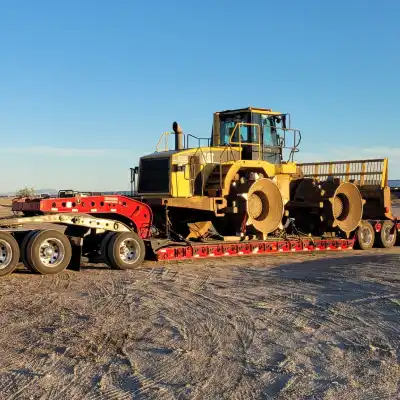 CAT 826G Landfill Compactor Transport