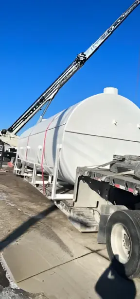 Shipping a Industrial Steel Tank